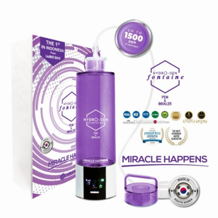 Kesehatan - Hydrogen Fontaine Pem & Inhaler Lwg (Ungu)