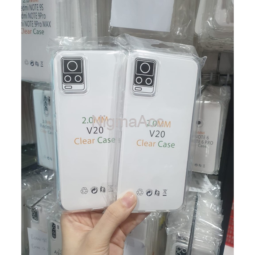 Jelly Case VIVO V20 V21 V23 V23E 4G 5G SE Sarung Kesing HP jelly case 2MM Bening silikon transparan 