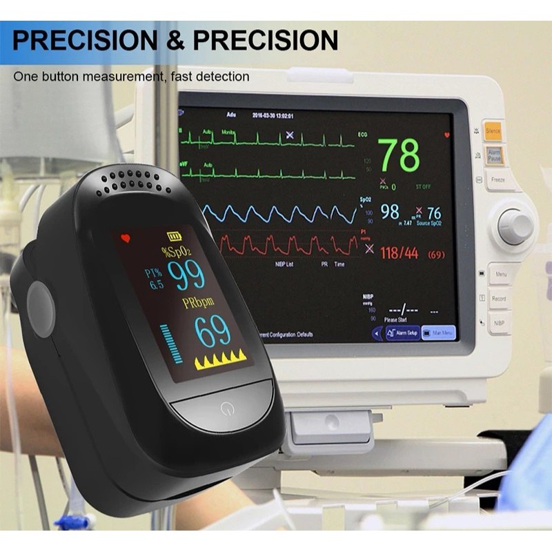 NA - Oximeter Finger Tensi Ukur Kadar Oxigen dalam darah A2