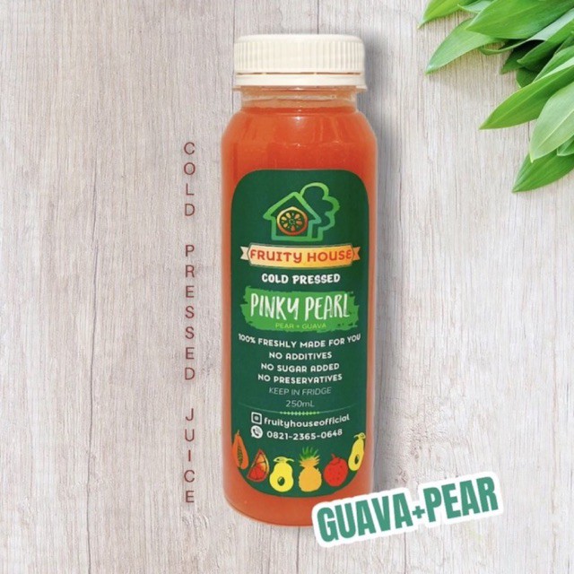 

Pinky Pearl | Jus Guava Pir | Cold Pressed Juice | 250ML