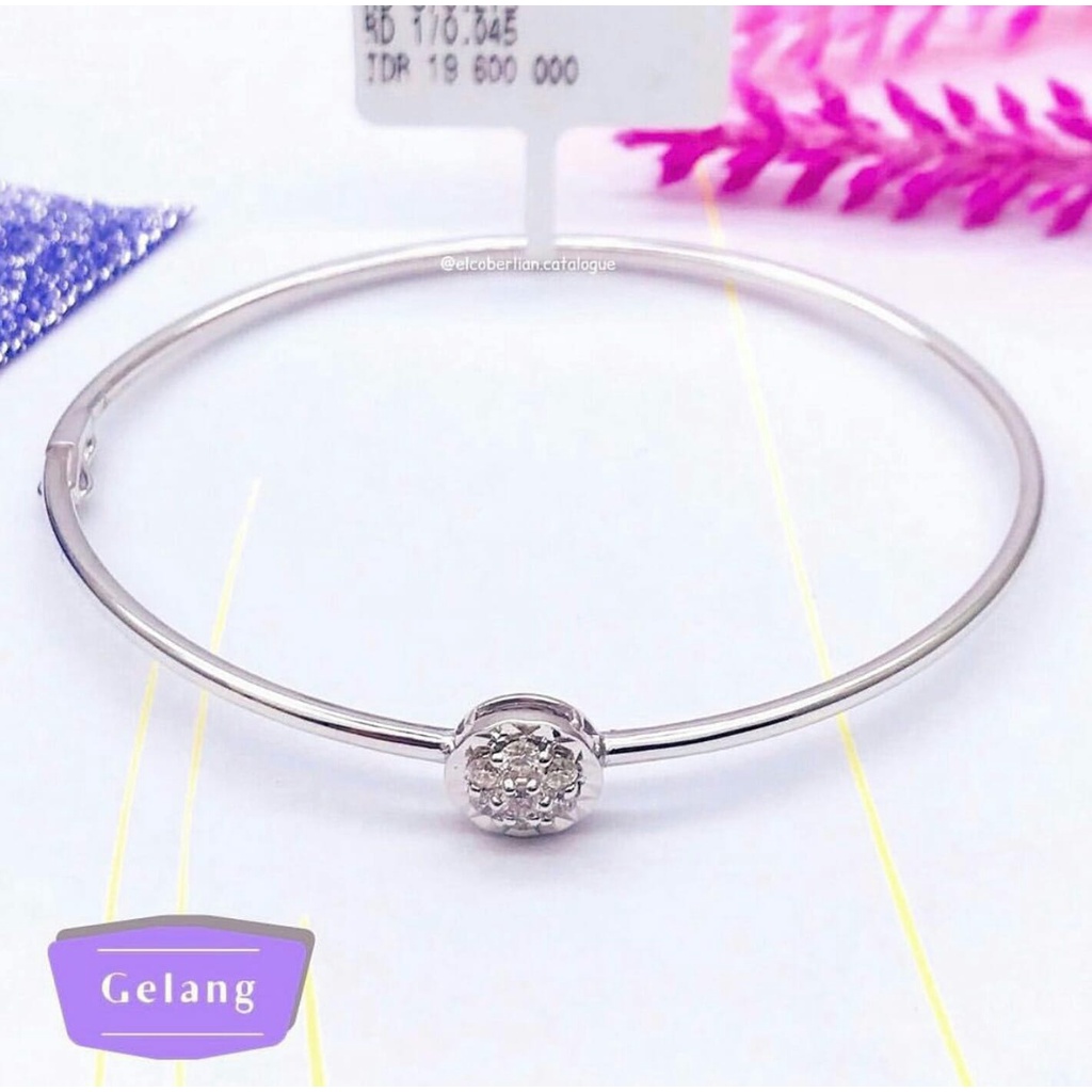 Elco Jewellery - Gelang Berlian Eropa F Vvs | GBRE-00832HK Berkualitas dan Bergaransi