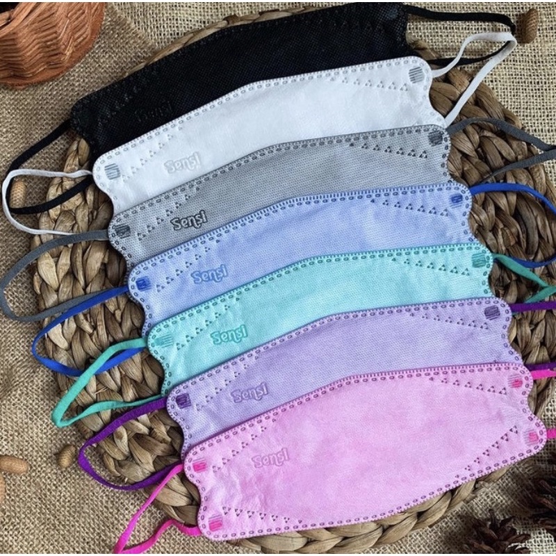 ECERAN - MASKER KF94 SENSI CONVEX WARNA MIX ECER TANPA BOX