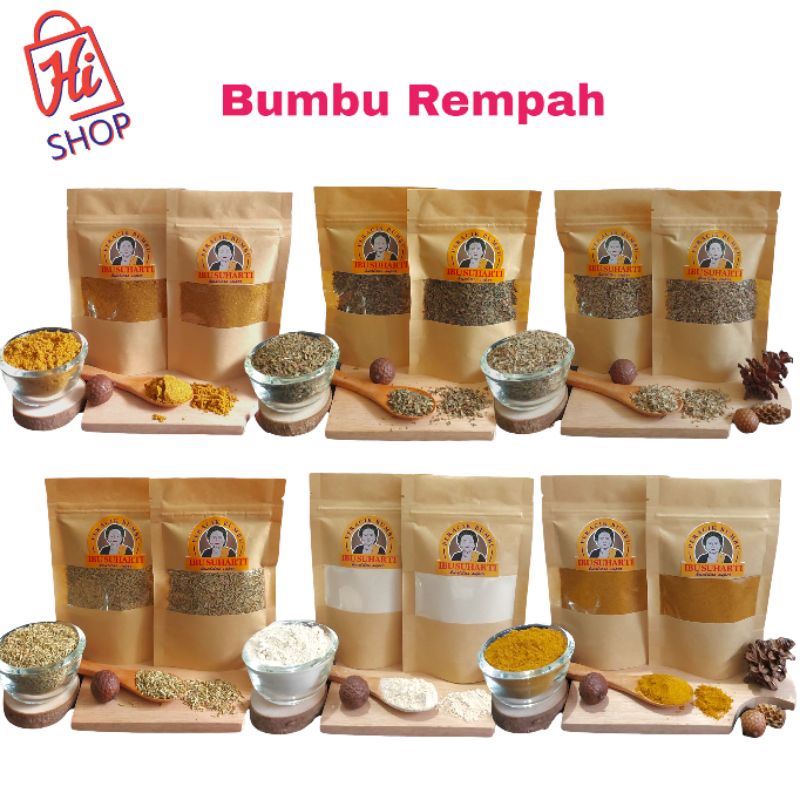 Jual Ibu Suharti Bumbu Rempah Bubuk Murni Bumbu Dapur Bubuk Kualitas