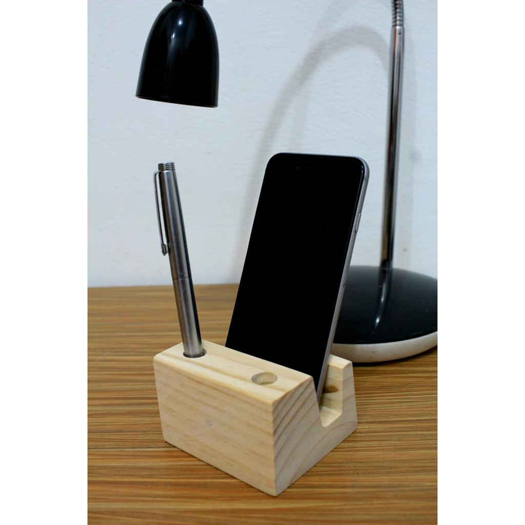Dudukan HP Kayu Tempat HP Phone Holder