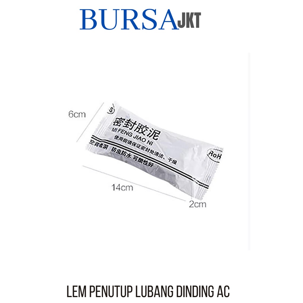 LEM SEALENT DEMPUL LEMBEK PLASTER PENUTUP PEREKAT SISA BOBOK LUBANG AC