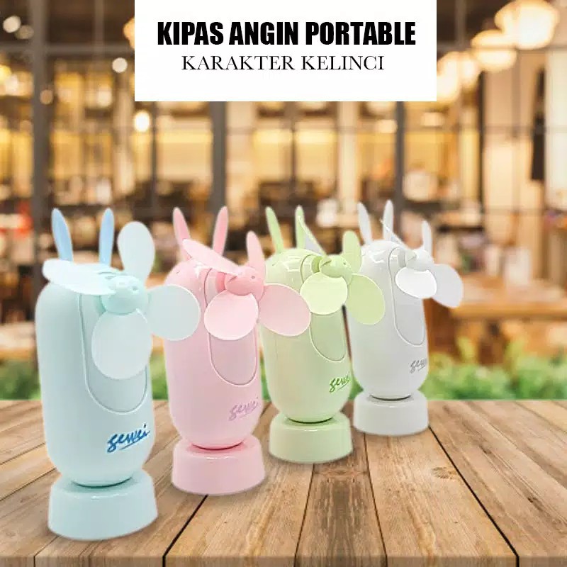 Kipas mini portabel stand Tower / mini fan kipas genggam Lucu imut