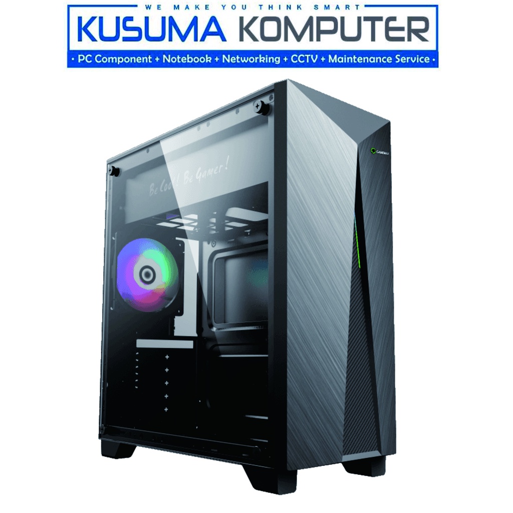 Gamemax NOVA N6 + 1 Fan ARGB Casing Gaming PC
