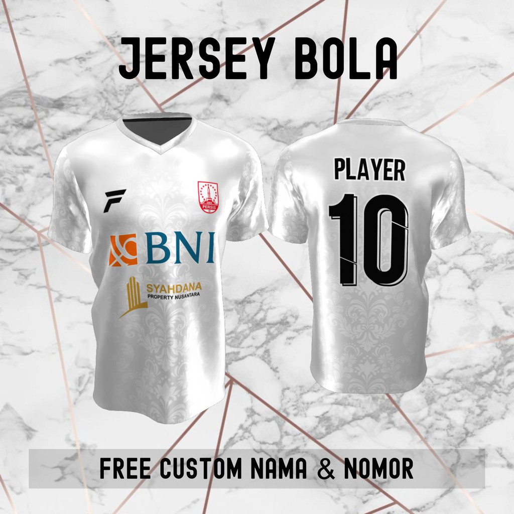 Jersey Batik Persis Solo Klub Bola Baju Kaos Custom Nama dan Nomor Punggung - 792