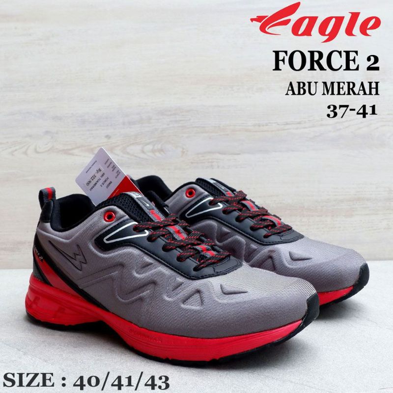SEPATU EAGLE FORCE 2 - SEPATU OLAHRAGA PRIA EAGLE - SEPATU JOGGING RUNNING