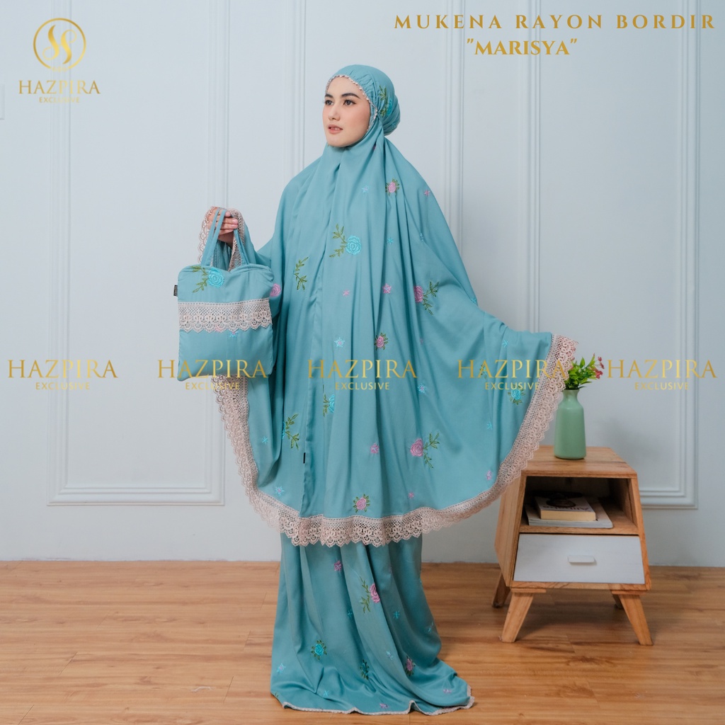 HAZPIRA - MUKENA DEWASA RAYON BORDIR MARISYA JUMBO