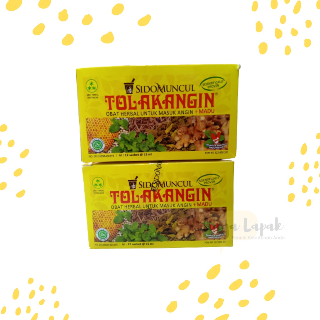 Tolak Angin Cair Herbal+Madu 1 Box isi 12 Sachet - Obat Masuk Angin