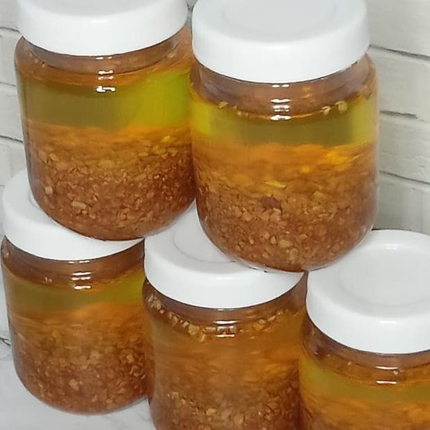 

┘! Minyak bawang putih goreng homemade ┘