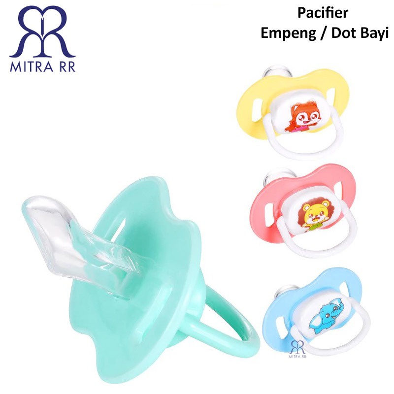 Empeng Dot Bayi / Pacifier / Soother Baby Silicone dengan Tutup