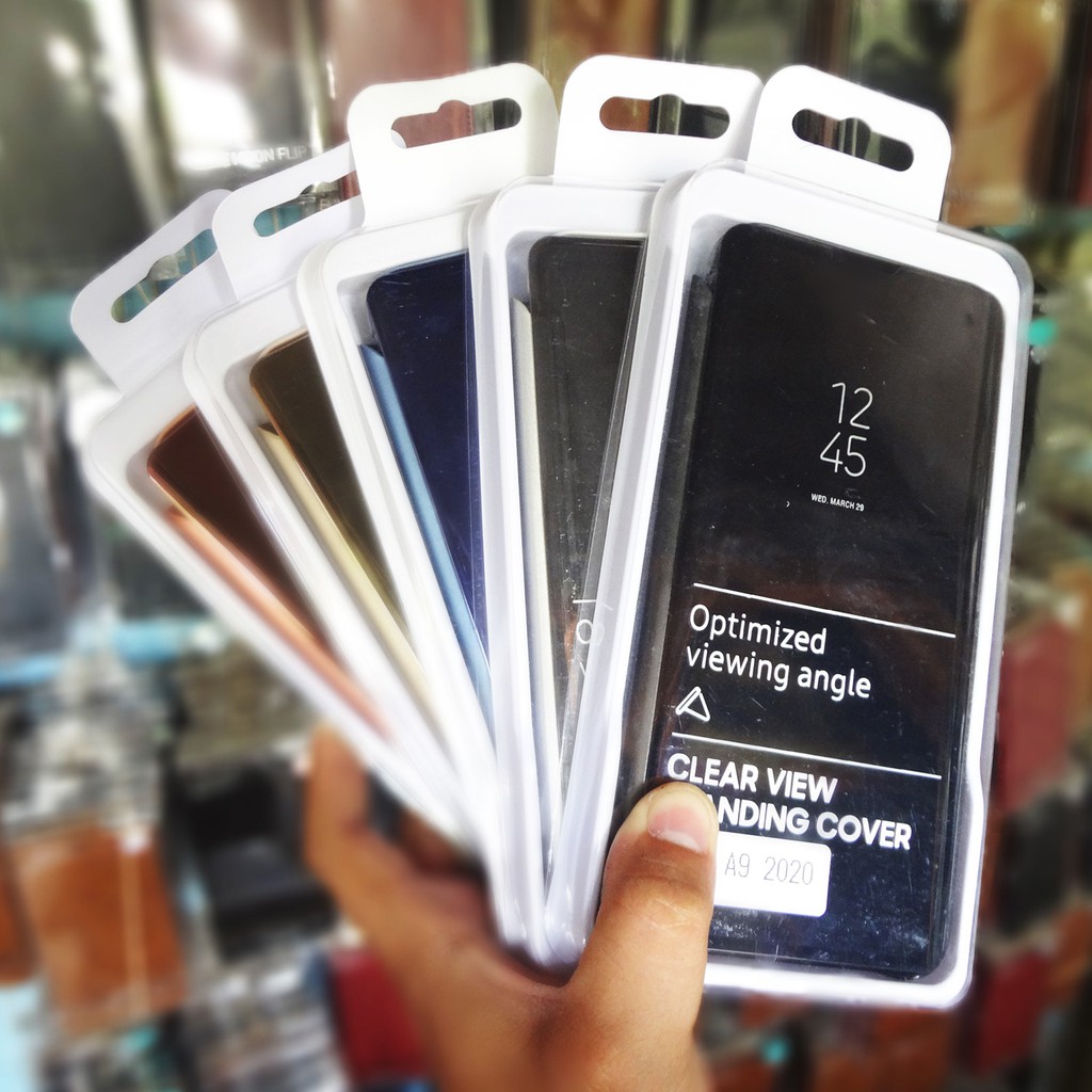 Clear View Standing Cover OPPO A5 2020/ A9 2020 Hight Quality Copy | Flip Cover