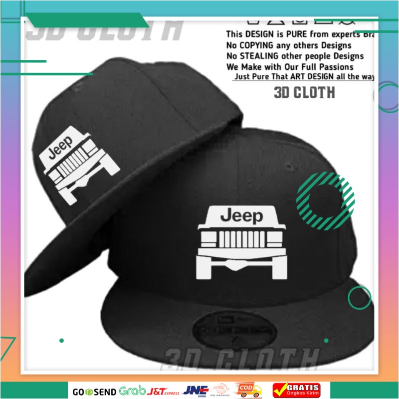 Topi JEEP Snapback - Topi JEEP