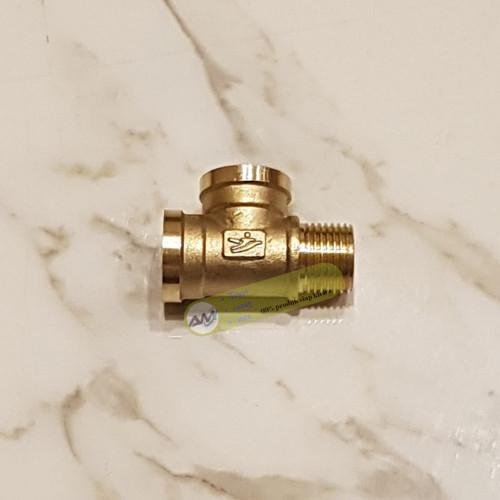 Tee T copper Shower Pipa Fitting Drat luar dalam dalam 1/2" inch Best Seller