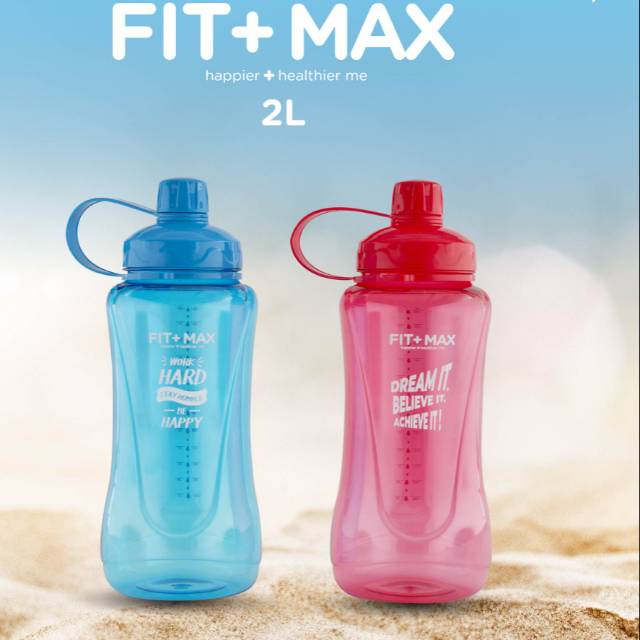 Fit max 2 Liter / Botol minum Jumbo / Botol minum 2 Liter