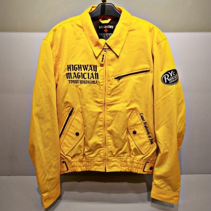 XU216 YELLOW CORN JACKET YB8100 KUNING JAKET MOTOR YB 8100 KOMINE TAICHI