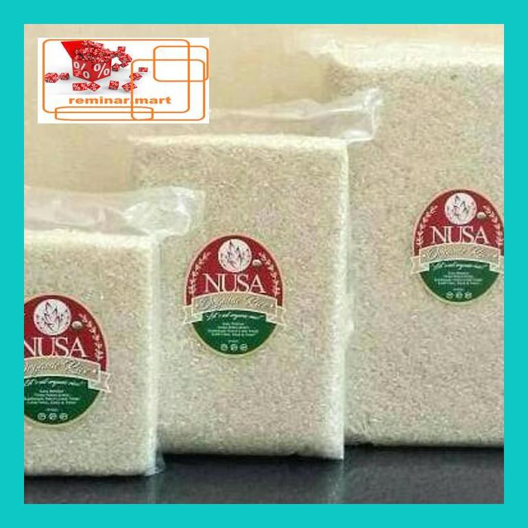 

S0Bers Beras Putih Long Grain Organik Nusa (Low Ig) 5Kg Ric0S50B