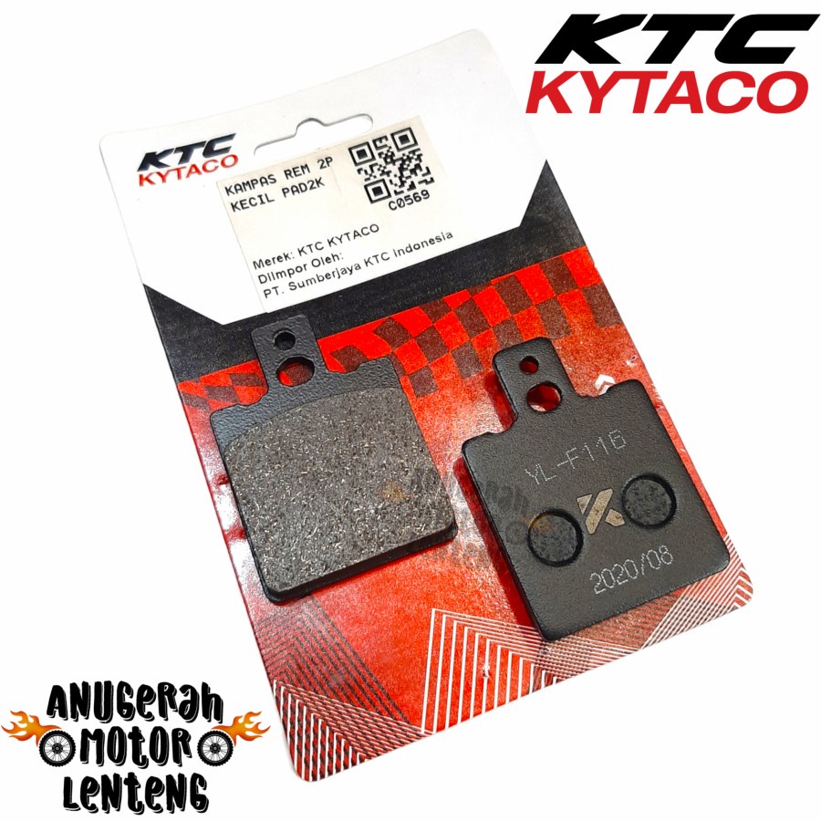 Kampas Rem Diskpad Brake Pad KTC Kytaco 2P 2 Piston Kecil