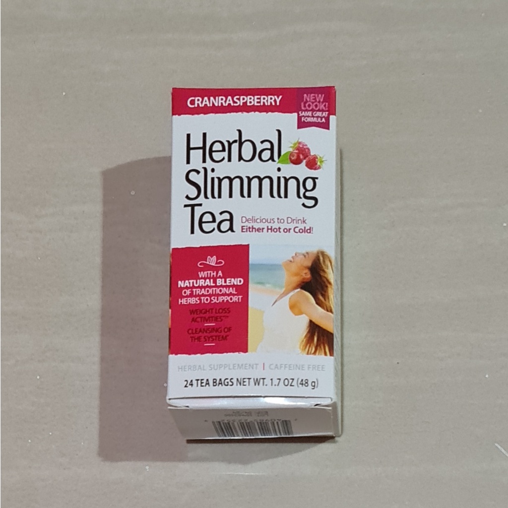 Teh Herbal 21st Century Cranraspberry Herbal Slimming Tea 48 Gram