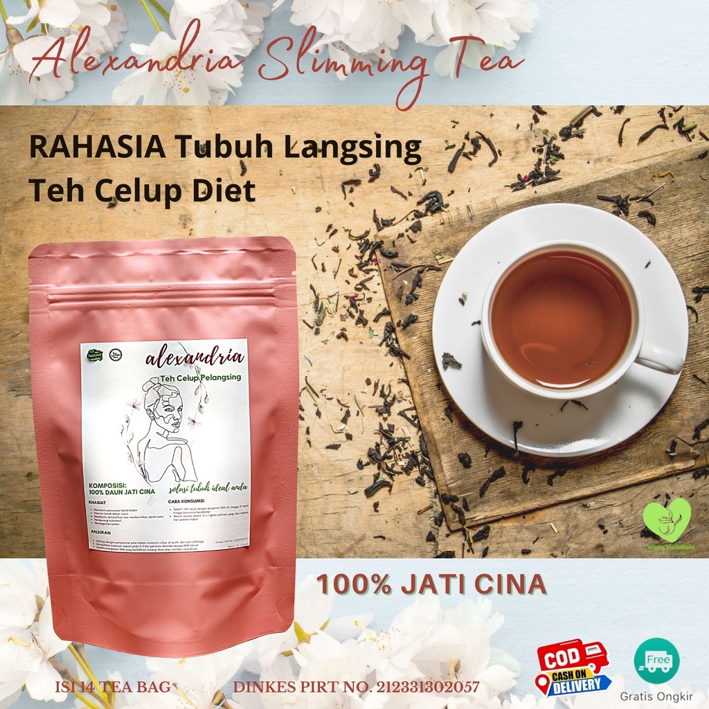 [ALEXANDRIA] Teh Diet Pelangsing  &amp; Teh Insulin Anti Diabetes / 100% Minuman Herbal Alami