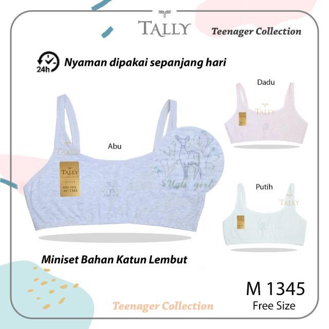 MINISET TALLY 1345 FREE SIZE BAHAN KATUN LEMBUT - Miniset Tally 1345 - TALLY MINISET 1345 I TANPA BUSA | FREE SIZE | BAHAN KATUN STEP 1  -Miniset Anak Remaja Tally 1345 - Bra Anak Anak Pemula