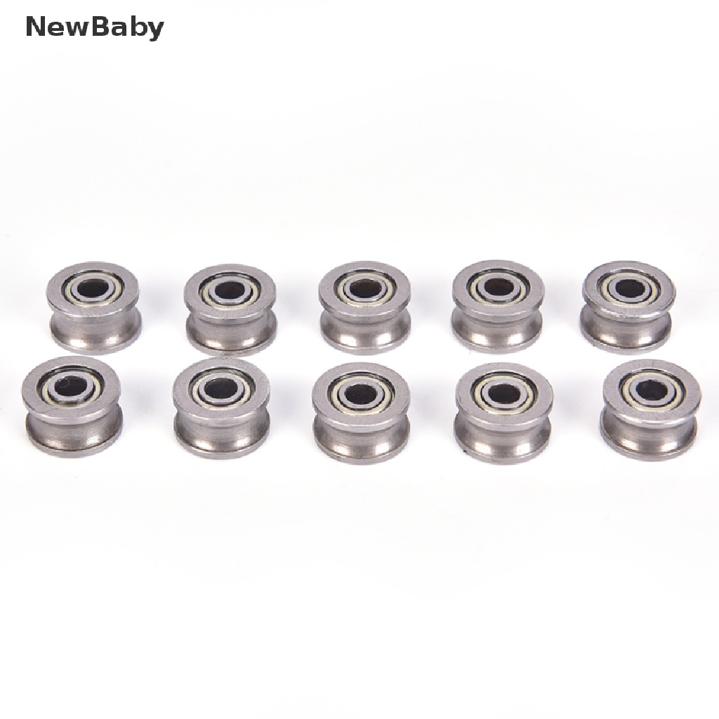 Newbaby 10pcs U624ZZ bearing Bentuk U Ukuran 4x13 X 7mm Untuk Rel linear