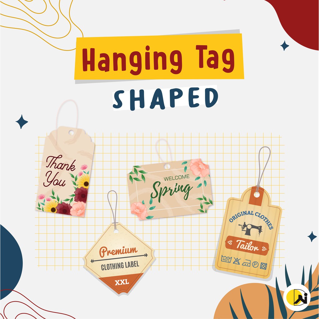 

Hang Tag Pakaian Custom Bentuk