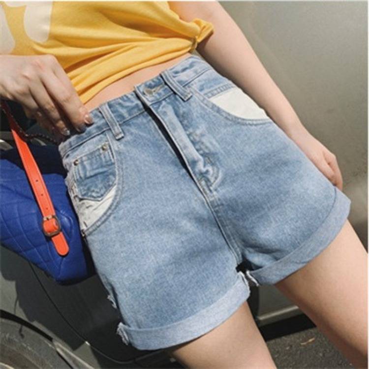 Celana Pendek Perempuan  Korea Longgar Celana Ramping