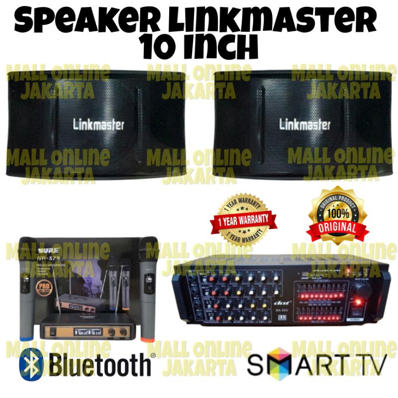 Paket karaoke linkmaster 10 inch audio smart tv Dat da303