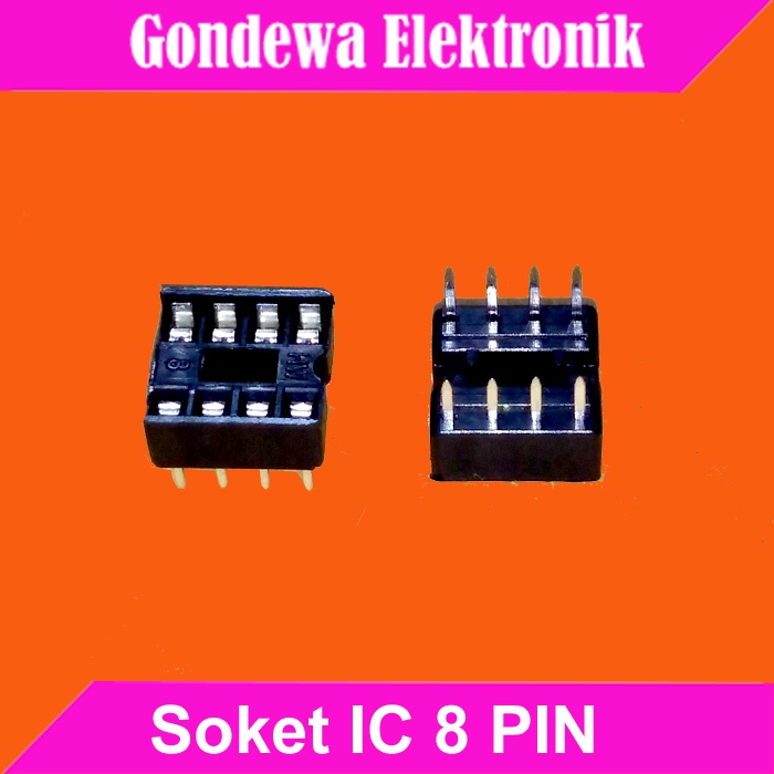 Soket IC 8 pin dip 2X4