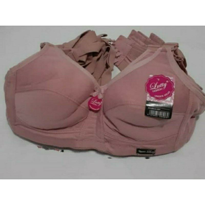 Jual 1 Pcs Bra Sport / Sport Bra Murah Tanpa Busa Tanpa kawat  kait 3 size 40 42