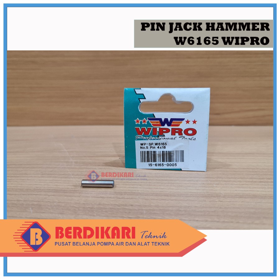 Pin Jack Hammer Bor Penghancur Beton W6165 W 6165 Wipro