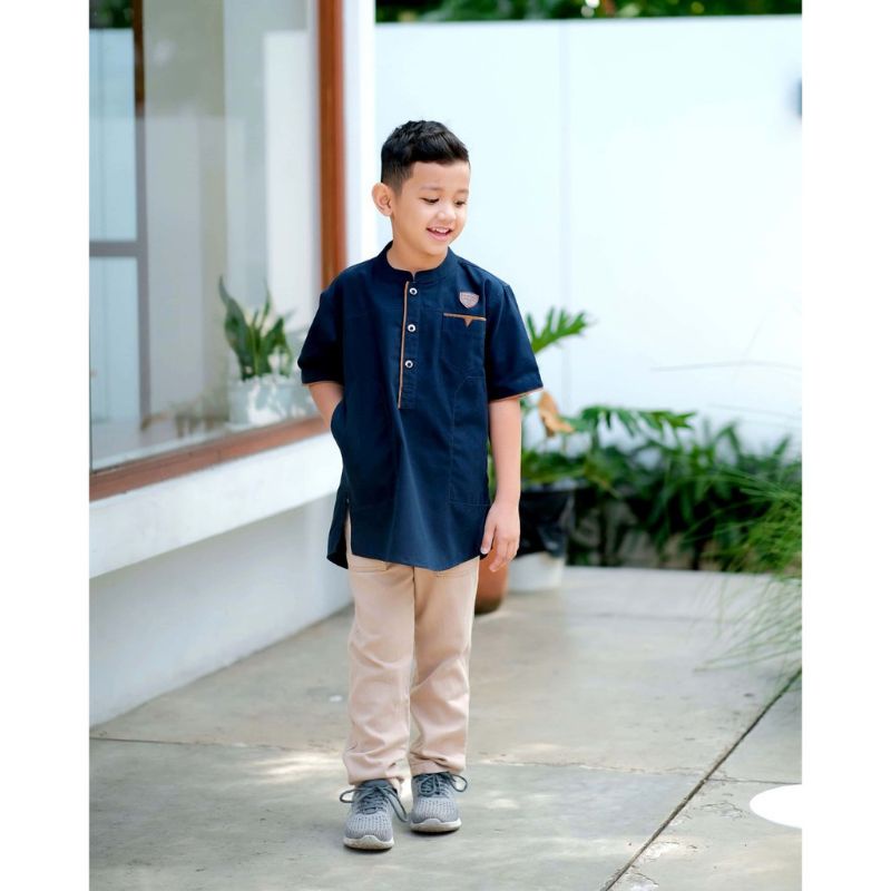 Koko Kurta Couple Ayah dan Anak  HABIBIE Original Premium Katun Madinah