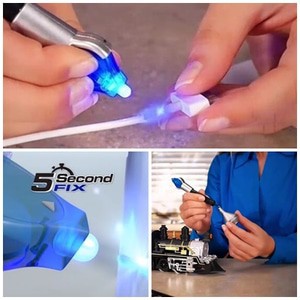 

Lazerbond 5 Second Detik Fix Repair Lem Perekat Sinar UV #EH012 Limited!