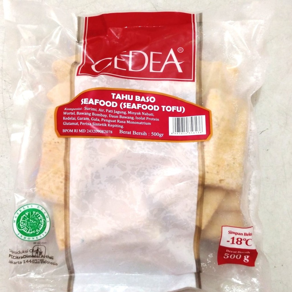 Jual Cedea Tahu Baso Seafood 500gr Shopee Indonesia