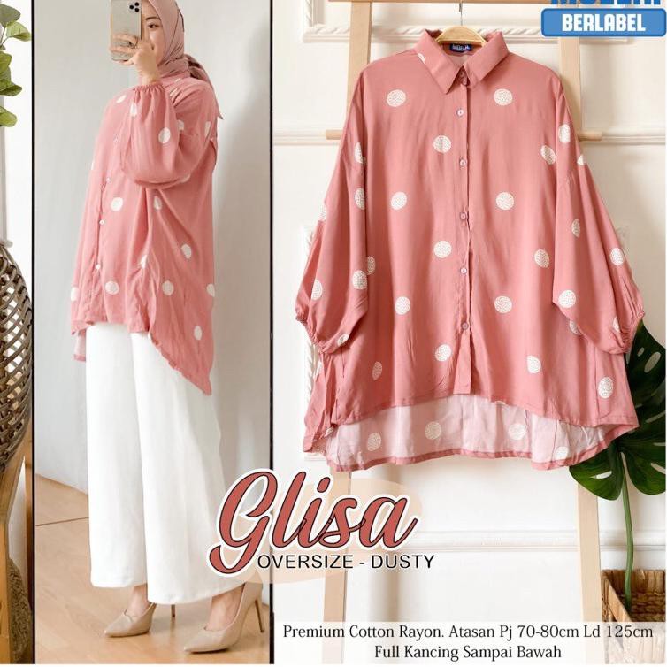 Stok melimpah ATASAN TUNIK RAYON JUMBO - OVERSIZE - OVIS YOSA MOELA - ATASAN WANITA Y29G08