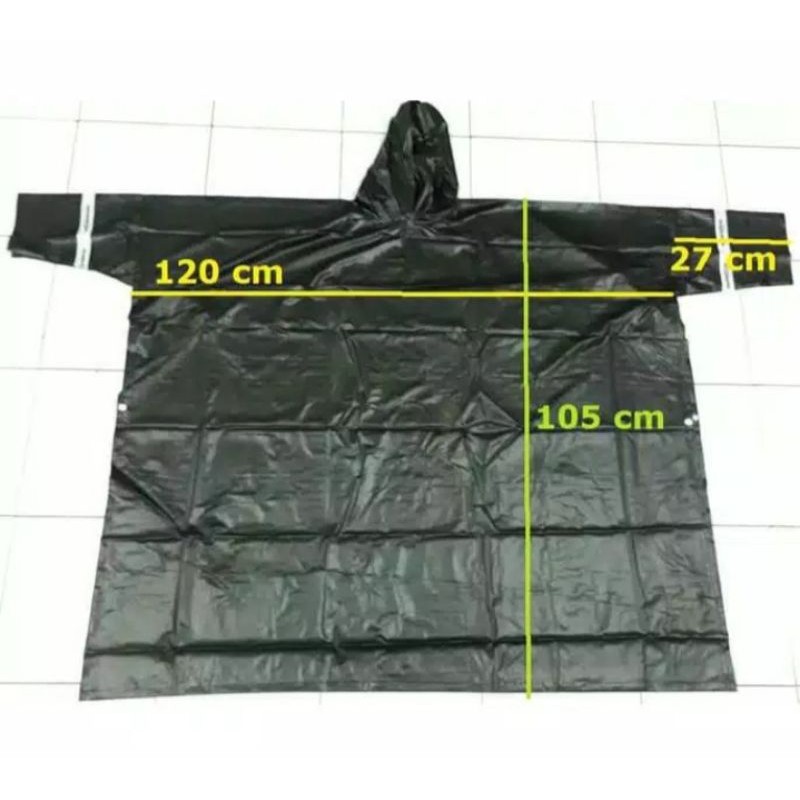 Jas Hujan Ponco Lengan Produk Penguin Mammoth Black Tebal Penguins Hitam Jumbo Pria Wanita Mantel Kelelawar Penguins Raicoat Batman Poncho Pinguin Cewek Cowok Remaja Terbaru Murah Berkualitas