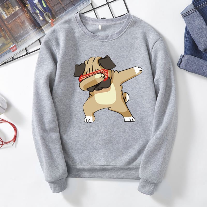 TokoMilkan - Sweater Anak Laki-Laki DOGGY SPIKE | Sweater Anak COWO Bahan Baby Terry Umur 1-7 tahun