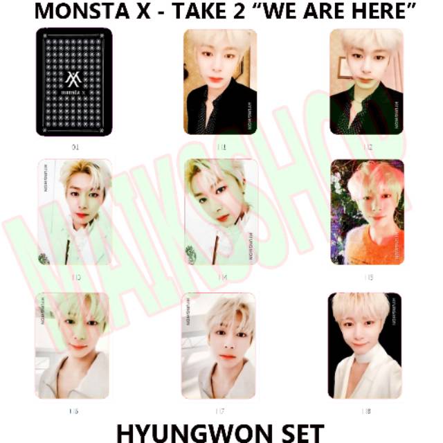 Monsta X Take 2 We Are Here Photocard Kpop