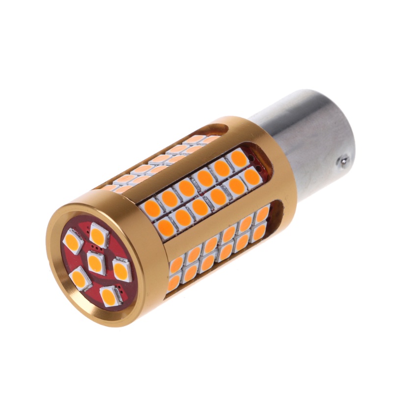 Sun 1pc BAU15S 3030 78SMD Canbus Bohlam Lampu Sein LED Kuning Amber 2018 Untuk Mobil