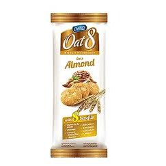 

Biskuit Oat 8 Rasa Kacang Almond kemasan Sachet, Biskuit Sehat Oatbits