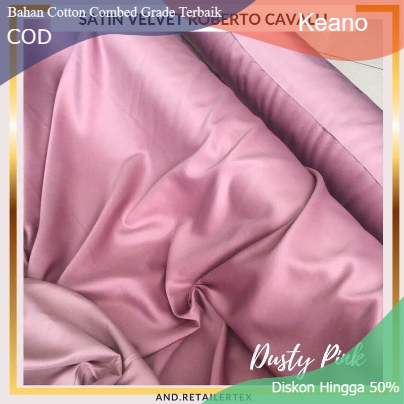 Spesial Kain Satin Velvet Premium Background Backdrop Warna Dusty Pink Lebar 1.5 M