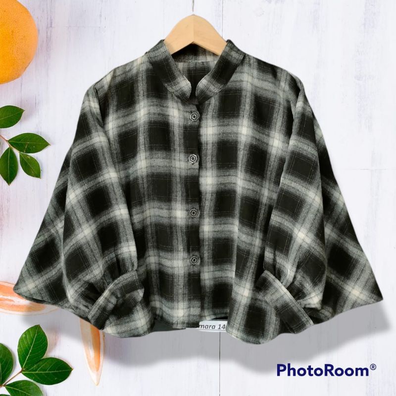 KEMEJA TAMARA// KEMAJA BATWING FLANEL// KEMEJA OUTER FLANEL