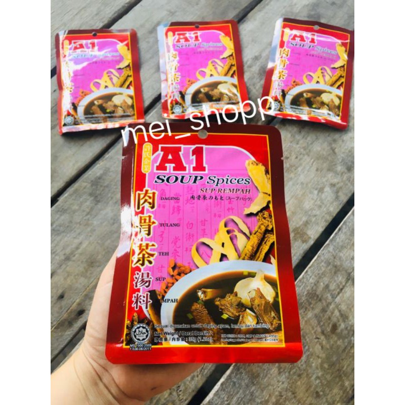 

A1 soup species - soup rempah - BAKUTEH / 35 GRAM