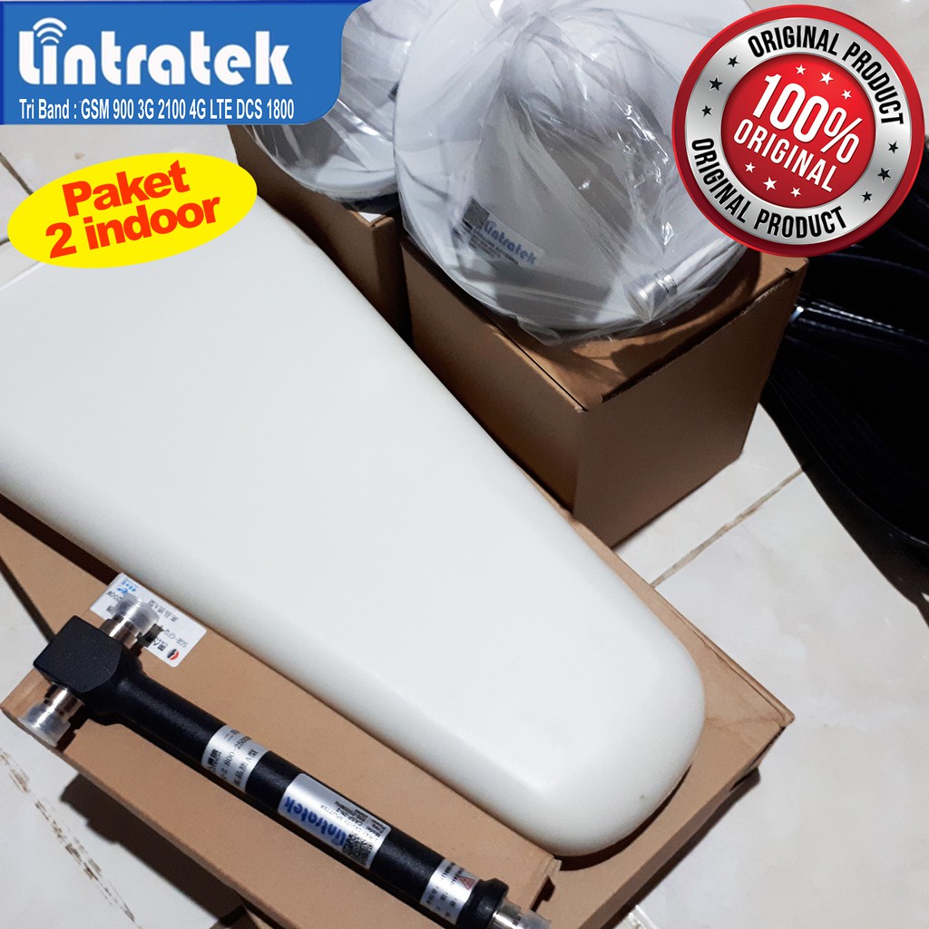 Paket Lengkap Set Accessories Kelengkapan Alat Penguat Sinyal Repeater (2 indoor)