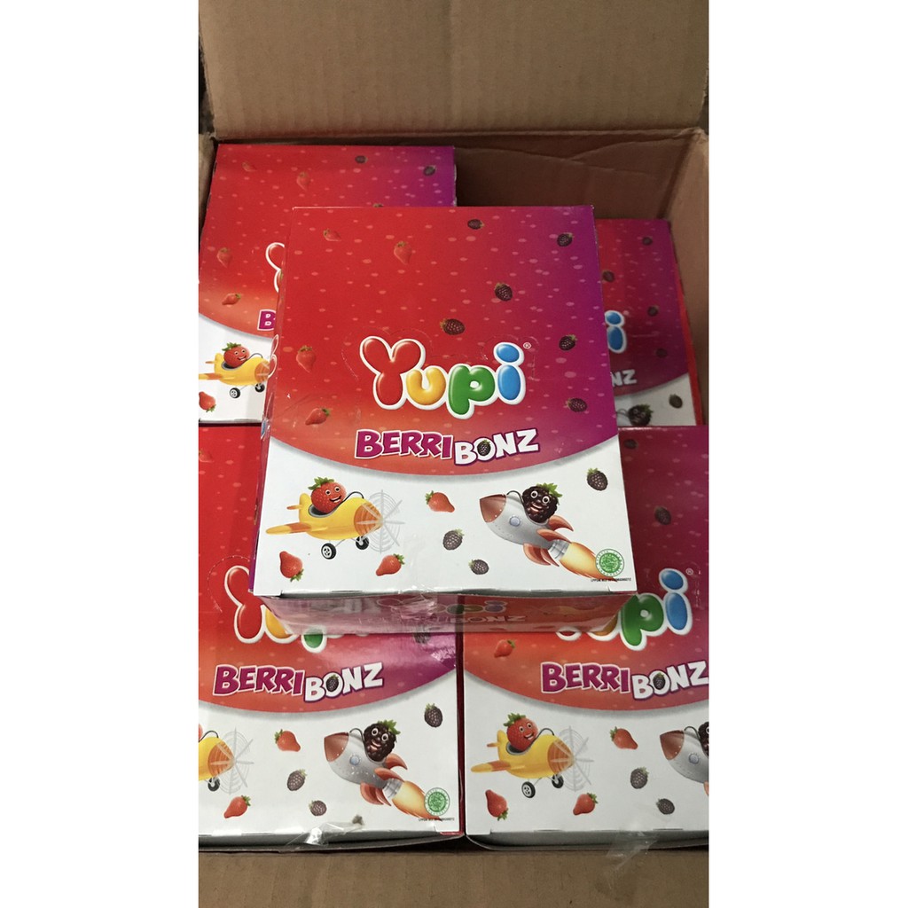 

Yupi Berri Bonz 1 Pak Box Dus 24 Pcs Permen Jelly Manis HHR196