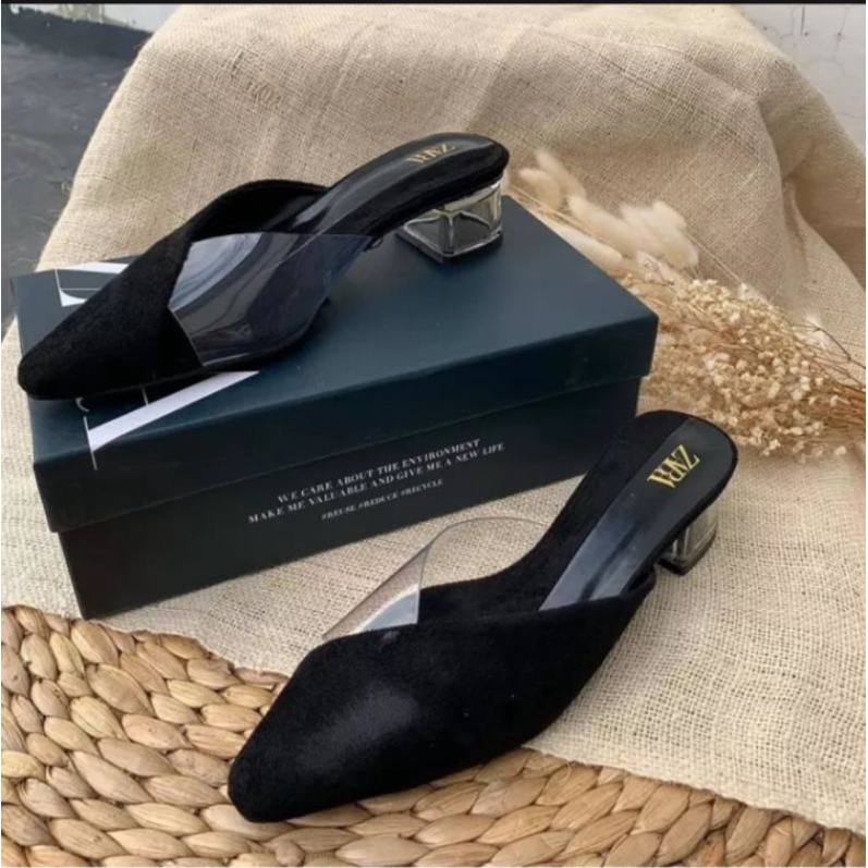Promo 2022 Zara terbaru/Wedges wanita/hells Termurah/sendal kekinian