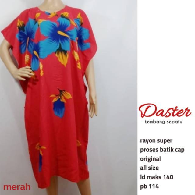 DASTER LOWO | DASTER JUMBO KEMBANG SEPATU